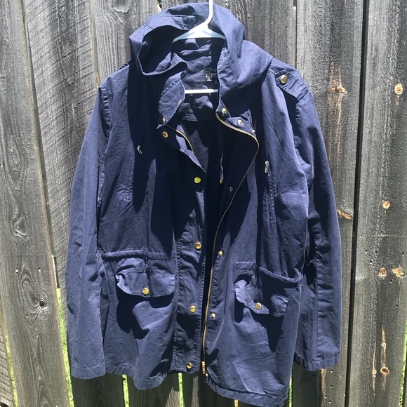 Perch Jackets & Blazers - NWOT Perch Navy Utility Jacket